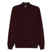 Luksus Ull Cashmere Half-Zip Genser