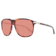 Brun Aviator Solbriller Speilglass