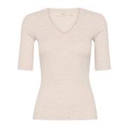 Melange V T-Shirt Top