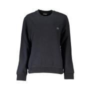 Elegant Svart Fleece Sweatshirt