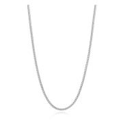 Men's Silver Cuban Link Chain in 2mm