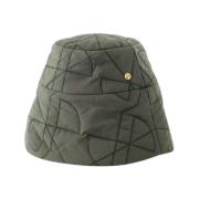 Grønn Syntetisk Bucket Hat