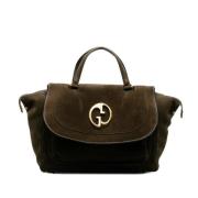 Pre-owned Suede handbags