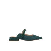 Krystall Flat Mule Sko