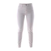 Slim Fit Bomullsbukser Casual Stil