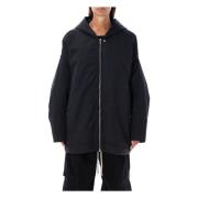 Svart Hooded Peter yttertøy Aw24