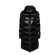 Quiltet Parka med Glanset Finish