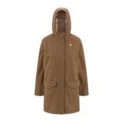 Brun Mirelle Mid-Length Vanntett Parka