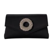 Elegant Juvel Clutch i Svart