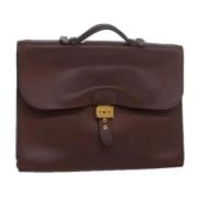 Pre-owned Leather briefcases