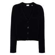 Svart Cardigan Sweater