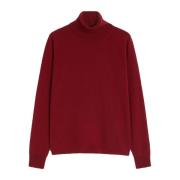 Kasjmirblandet Turtleneckgenser Bordeaux