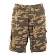 Cargo Bermuda Shorts Militærgrønn