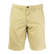 Herre Beige Chino Bermuda Shorts