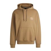 Beige Hoodie med Sullivan Stil