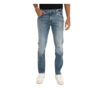 Slim-Fit 5-Lomme Jeans med Utskjæringer