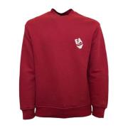 Rød Brodert Logo Sweatshirt