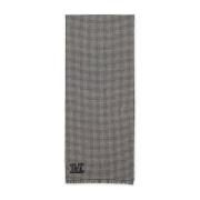 Klassisk Houndstooth Cashmere Skjerf