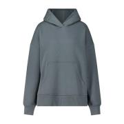 Oversize Hoodie med Logo Hood