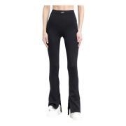 Splitt Leggings Svart Hvit