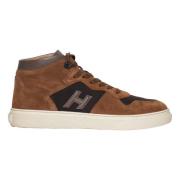 Brune Semskede Basketballsneakers