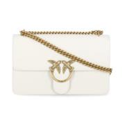 Ivory Lær Crossbody Veske Love Birds