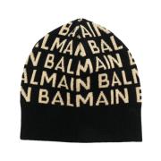 Allover Logo Beanie Ull Cashmere Blanding