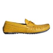 Gule Skinn Loafer Sko