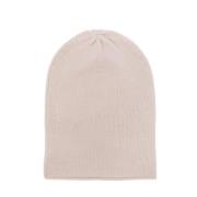 Flatstrikket Beanie Hat