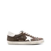 Brun Suede Star Sneakers