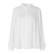 Elegant Carall Shirt med Puff-ermer