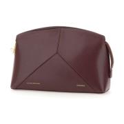 Bordeaux Kornet Kalveskinn Clutch Veske