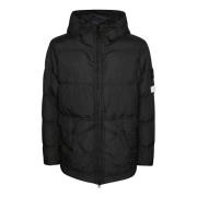 Puffer Hooded Jacket with Pockets