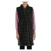 Faux Fur and Wool Vest