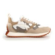 Beige Sneakers for Kvinner Urban Stil