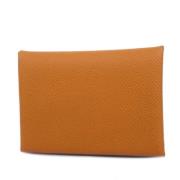 Pre-owned Leather wallets