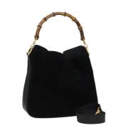 Pre-owned Suede handbags