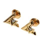 Pre-owned Yellow Gold earrings