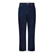 Indigo Straight Denim Jeans