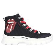 Chunky Heel Rolling Stones Canvas Sneakers