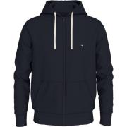 Blå Zip Hoodie Genser