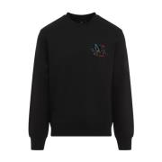 Svart Sweatshirt for Menn Aw24