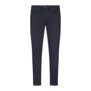 Blå Skinny Fit Five-Pocket Bukser