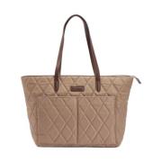 Quiltet Tote Bag i Sand Dune