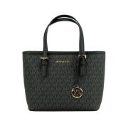 Jet Set Svart Signature Top Zip Tote