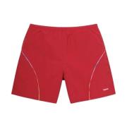 Gradient Piping Vann Shorts Rød