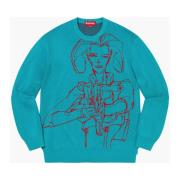 Begrenset opplag Aeon Flux Sweater Cyan