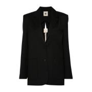 Svart Bow Blazer