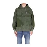 Militærgrønn Urban Hoodie