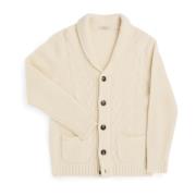 Beige Cardigan med Nackington Stil